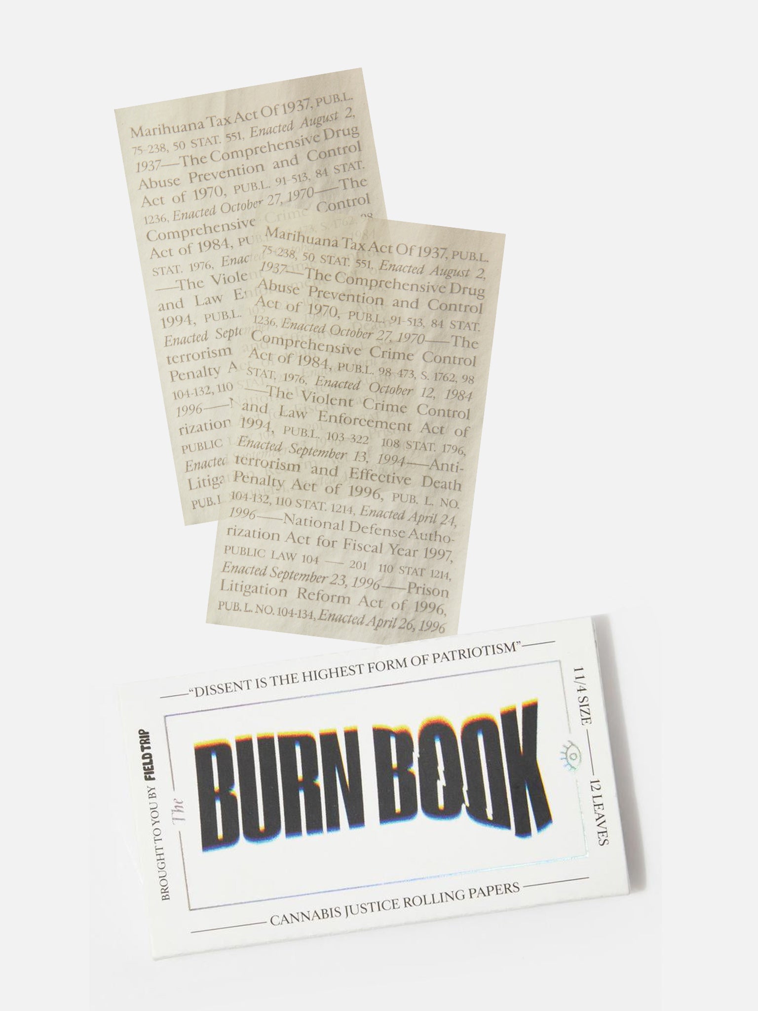 Burn Book Rolling Papers